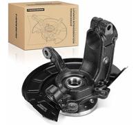 Frankberg Steering Knukle Assembly Front Left Compatible with A1 8X1 8XK 1.2L-2.0L 2010-2015 Ibiza III 6L1 1.2L-2.0L 2002-2009 Replace# 6Q0407621AJ