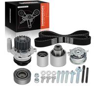 Frankberg Timing Belt Repair Kit Camshaft Belt Repair Kit with Water Pump Diesel Compatible with A3 8P1 8P7 1.6L-2.0L 2003-2013 Fabia II 542 545 1.2L-1.6L 2010-2014 Replace# KP25649XS-1