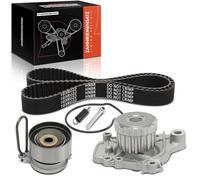 Frankberg Timing Belt Set Timing Belt with Water Pump Petrol Compatible with Civic VII Hatchback EP EU EV 1.4L Civic VII Saloon ES ET 1.4L
