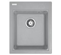 Franke 114.0330.913 Kitchen Sink Made of Granite with a Single Bowl, Stone Grey