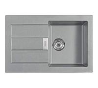 Franke 114.0476.404 SID 611-78 Granite Kitchen Sink with a Single Bowl, Stone Grey