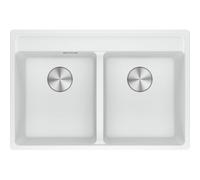 Franke 1140661678 - Fragranite Sink 2 Bowls 80 cm Polar White