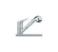 Franke 115.0029.709 Chrome Pull-Out Kitchen Tap - Grey, 1-Piece, 120 Swivel, 430mm Hose