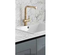 Franke Active Plus Monobloc Kitchen Sink Mixer Tap in Antique Brass HW180603