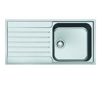Franke Argos 611-100 Single Bowl Inset Chrome Stainless Steel Kitchen Sink