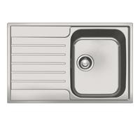 Franke Argos 611-78 Single Bowl Inset Chrome Stainless Steel Kitchen Sink