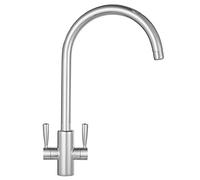 Franke Ascona Sink Mounted Mono Mixer Kitchen Tap Silk Steel