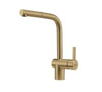 Franke Atlas Neo Single Lever Pull Out Monobloc Kitchen Mixer Tap - Gold