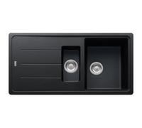 Franke Basis 1.5 Bowl Granite Onyx Black Kitchen Sink & Waste BFG651 BLK