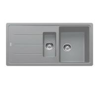 Franke Basis Bfg651 1.5 Bowl Granite Composite Kitchen Sink With Waste Grey Inset