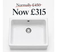 Franke Belfast VBK 710 Ceramic Kitchen Sink 1 Bowl White Butler Sit On 600mm