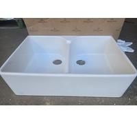 Franke Belfast VBK 720 Ceramic 2 Bowl White Kitchen Sink Butler Style