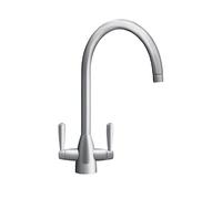 Franke Eiger Dual Lever Monobloc Kitchen Mixer Tap - Steel