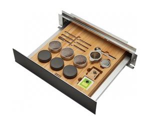 Franke FMY 14 CMD BK Coffee Machine Accessory Drawer, Stainless Steel