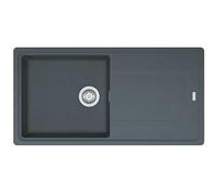 Franke Gemini GMD611GR 1.0 Bowl Tectonite Reversible Graphite Grey Kitchen Sink