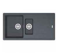 Franke Gemini GMD651GP 1.5 Bowl Tectonite Reversible Graphite Grey Kitchen Sink