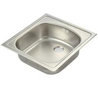 FRANKE Kitchen Sink with Single Bowl Made of Stainless Steel Silk Eurostar ETN 610i 101.0067.344, Grey