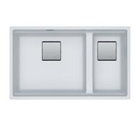 Franke Kubus Fragranite 1.5 Bowl Undermount Sink 125.0633.285 White