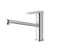 Franke Logos Long Reach Single Lever Swivel Spout Chrome Mixer Kitchen Tap
