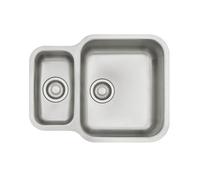 Franke Lucca Steel Stainless Steel 1.5 Bowl Kitchen Sink 465mm X 600mm