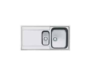 Franke Maris 1.5 Bowl Inset Chrome Stainless Steel Kitchen Sink with Left Hand Drainer