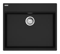 Franke Maris MRG 610-60 CARE Granite Kitchen Sink 1 Bowl Matt Black 635mm