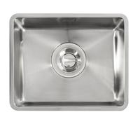 Franke Maris Quiet 110-50 Single Bowl Silent Undermount Stainless Steel Kitchen Sink