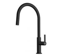 Franke Maris Slim J Matte Black Kitchen Tap with Pull-Down Spout 115.0728.389