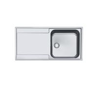 Franke Maris Steel Stainless Steel 1 Bowl Sink & Drainer Rh