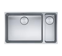 Franke Mythos Bowl 1.5 Bowl Undermount Sink Right Hand Small Bowl 122.0607.083 Stainless Steel