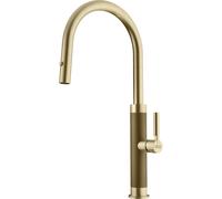Franke 115.0711.558 Kitchen Sink tap spout Mythos Masterpiece Pull-Out spray-gold-115.0711, Gold