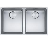 Franke MYX120 34-34 Mythos Bowl Double Bowl Undermount Sink - STAINLESS STEEL