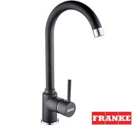 Franke Pola Onyx Black Single Lever Kitchen Sink Mixer Tap