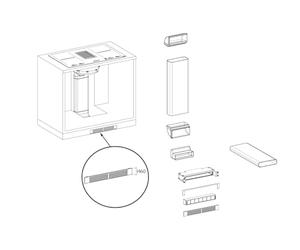 Franke Recirculation mode mounting kit for cooker hood - 112.0539.568
