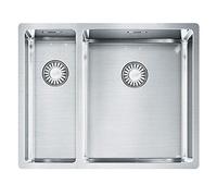 Franke Sink BXX 260-34-16 Countertop Rectangular Stainless Steel - Sink Basin Over Counter Top, Rectangular, Stainless Steel, Stainless Steel, 2 Breasts, Rectangular)