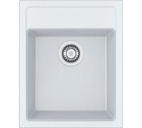 Franke Sirius 2 S2D 610.40 resin white sink 43x53cm surface mount with tap hole White 114.0568.054