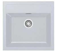 Franke Sirius 2 S2D 610.50 resin sink 56x53 cm under plan, flush or surface white 114.0568.052