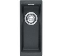 Franke Sirius SID110-16CB 1.0 Bowl Black Tectonite Undermount Kitchen Sink