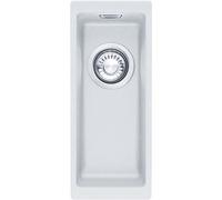 Franke Sirius SID110-16PW 1.0 Bowl White Tectonite Undermount Kitchen Sink