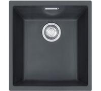 Franke Sirius SID110-34CB 1.0 Bowl Black Tectonite Undermount Kitchen Sink