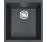 Franke Sirius 1.0 Bowl Black Tectonite Undermount Kitchen Sink SID110-