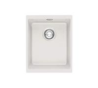 Franke Sirius 1.0 Bowl White Tectonite Undermount Kitchen Sink SID110-