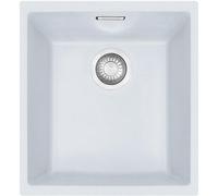 Franke Sirius SID110-34PW 1.0 Bowl Tectonite Undermount White Kitchen Sink