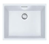 Franke Sirius SID110-50PW 1.0 Bowl Tectonite Undermount White Kitchen Sink