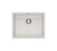 Franke Sirius SID110-50PW 1.0 Bowl Tectonite Undermount White Kitchen Sink