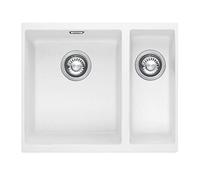 Franke Sirius SID160PW 1.5 Bowl Tectonite Undermount White Kitchen Sink
