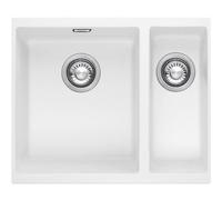 Franke Sirius SID160PW 1.5 Bowl Tectonite Undermount White Kitchen Sink