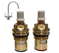 Franke Triflow Corinthian Compatible Tap Valves Cartridges (Pair - Hot & Cold)