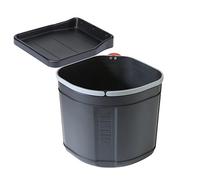 FRANKE Waste Sorter Mini-121.0176.518, 17.0L, Black Rectangular Plastic, Manual Pull-Out, Kitchen
