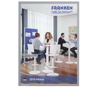 Franken A4 Magnetic Din Document Holder - Grey, 5 Stick